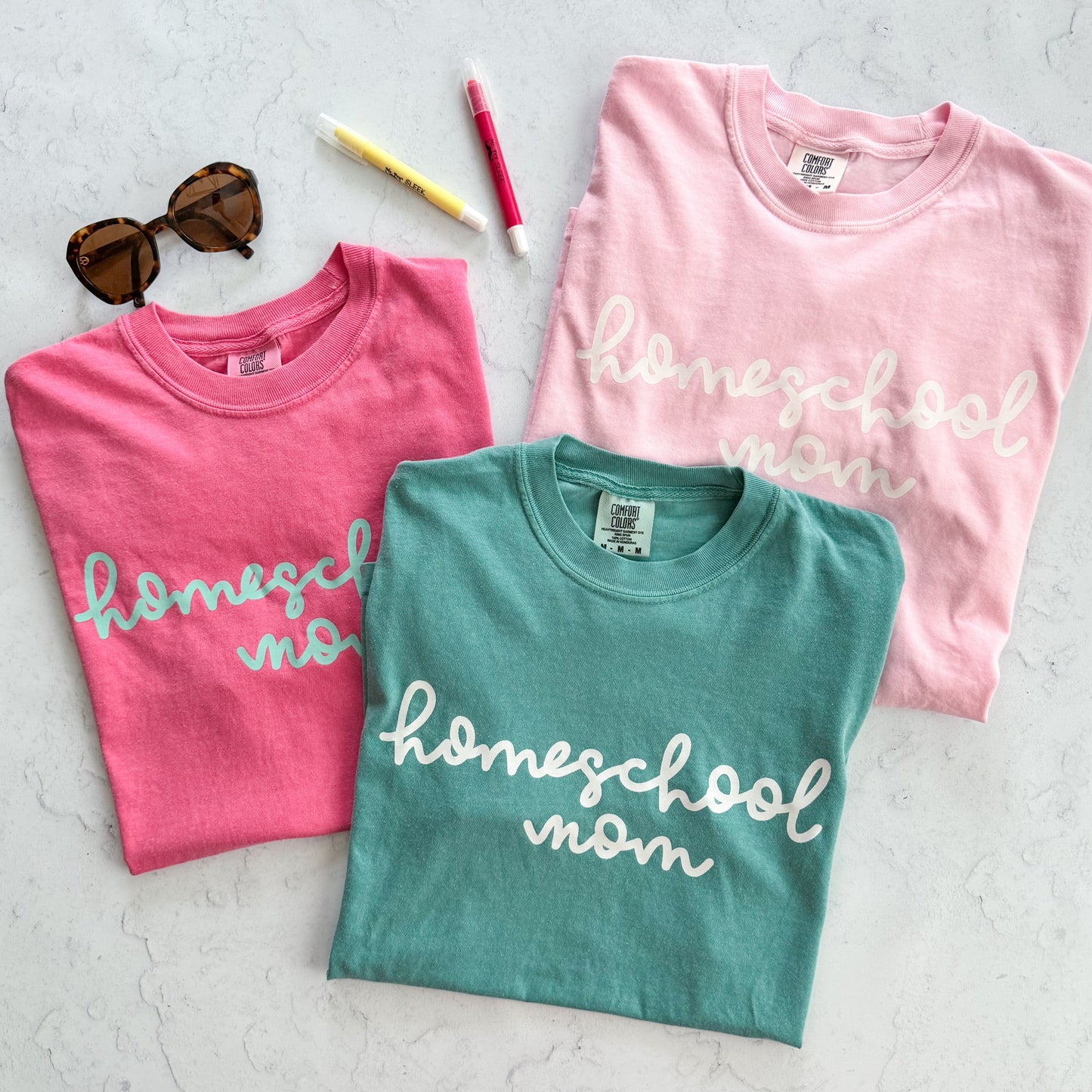 Homeschool Mom | Pigment Dyed Tee