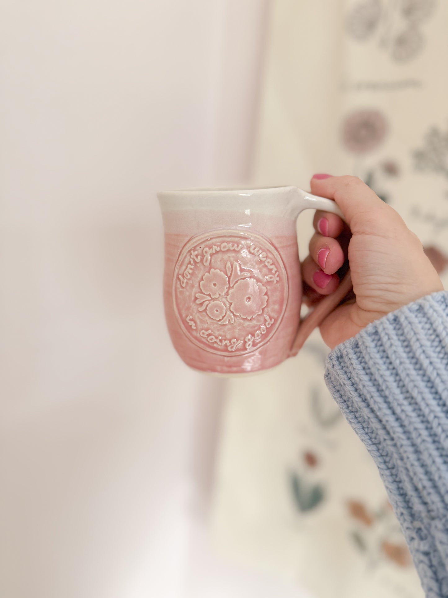 Don’t Grow Weary | 15oz Handmade Mug