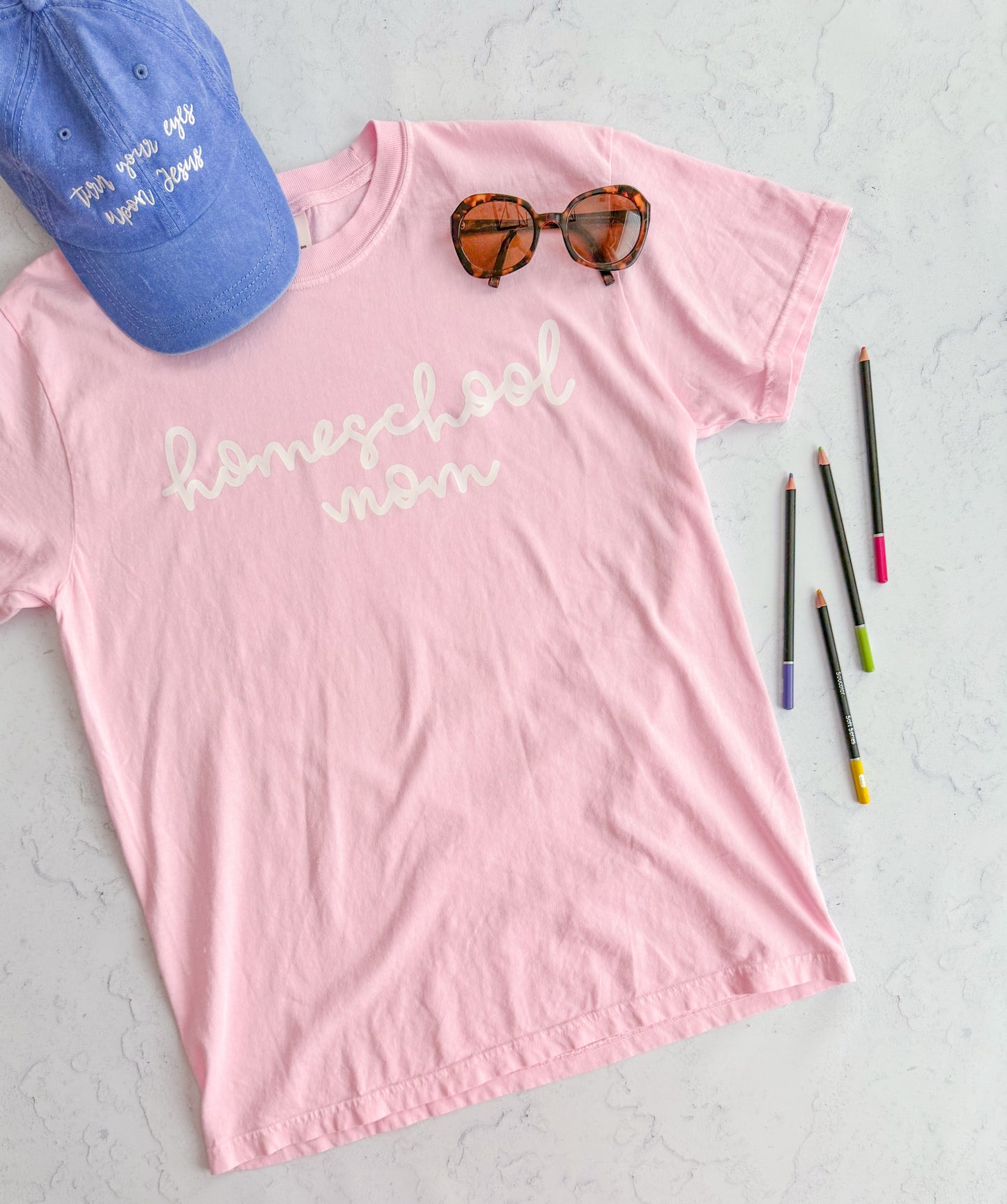 Homeschool Mom | Pigment Dyed Tee