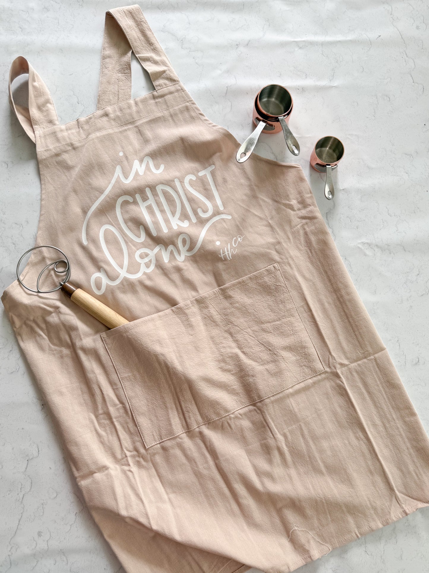 In Christ Alone | Cross-back Apron