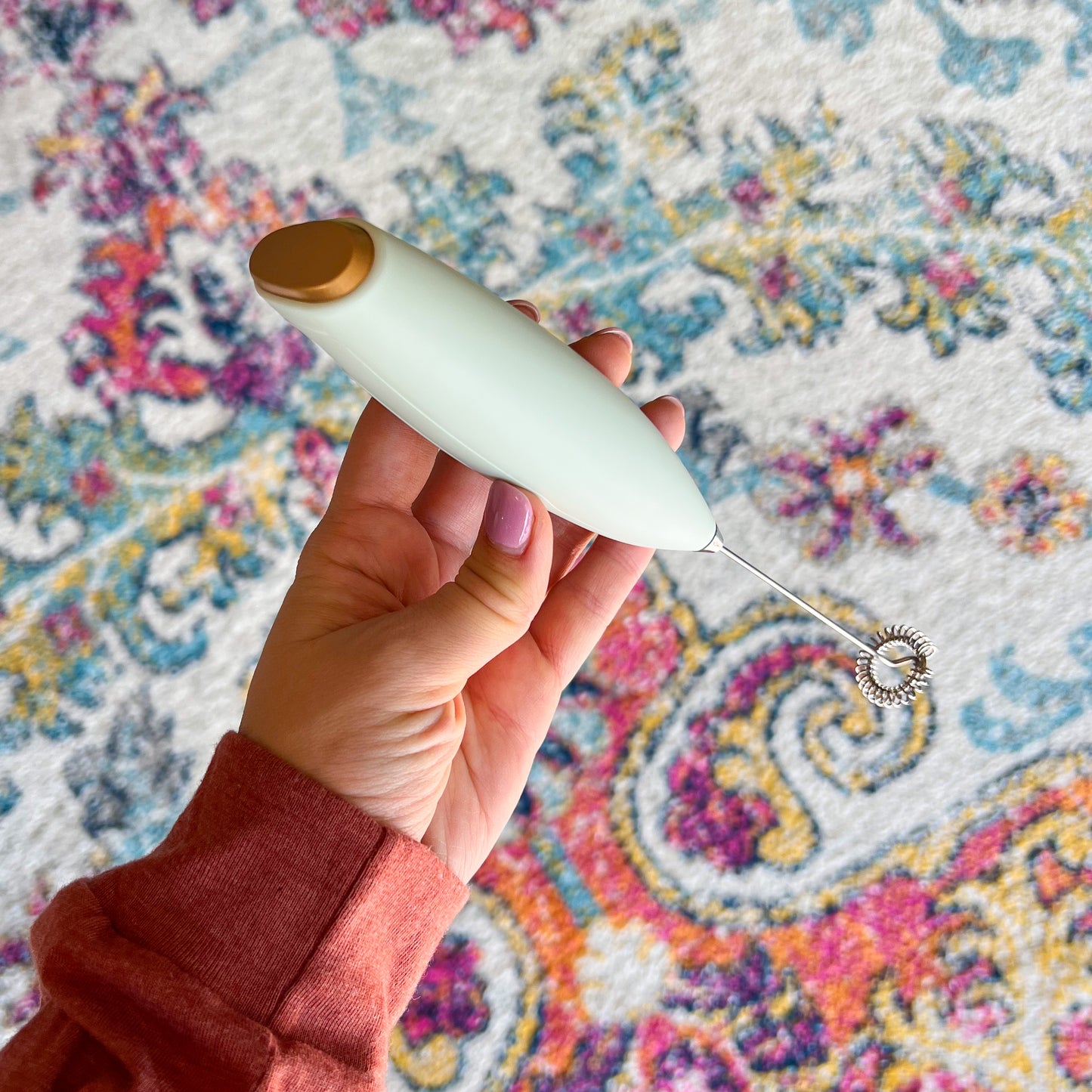Portable Drink Frother | Mint