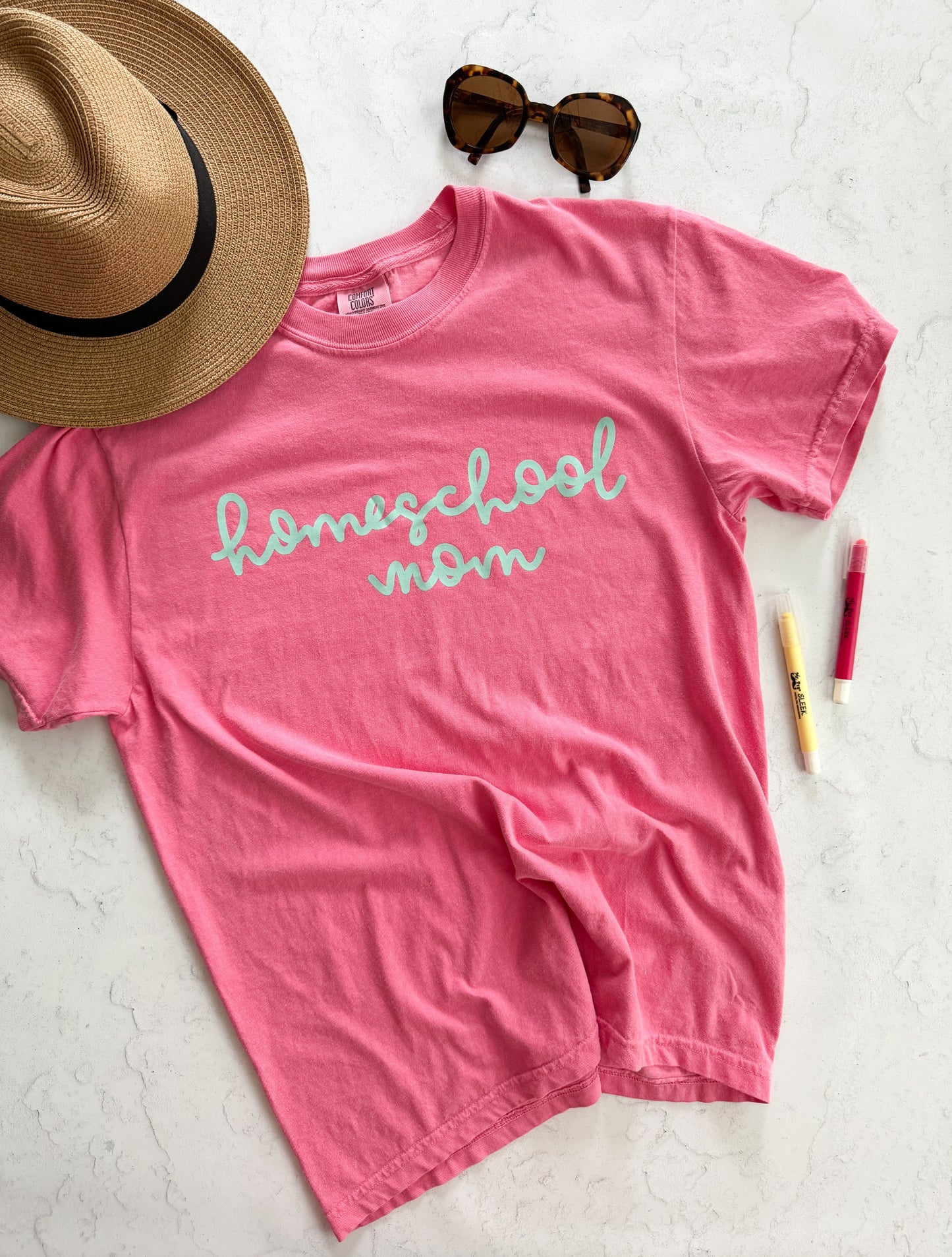 Homeschool Mom | Pigment Dyed Tee
