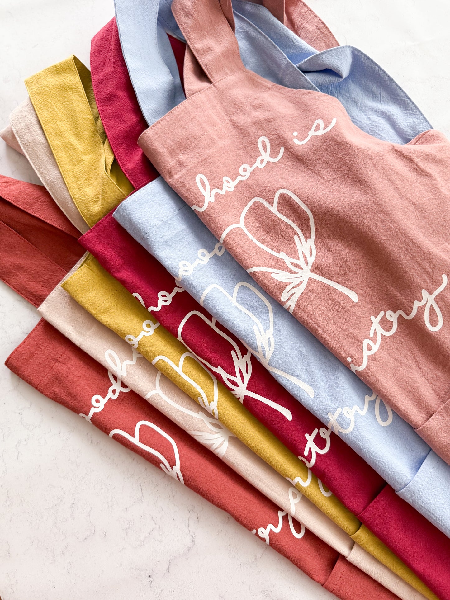 Motherhood is Ministry | Cross-back Apron
