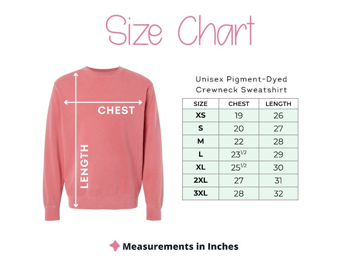 Merry & Bright | Pigment Dyed Sweatshirt