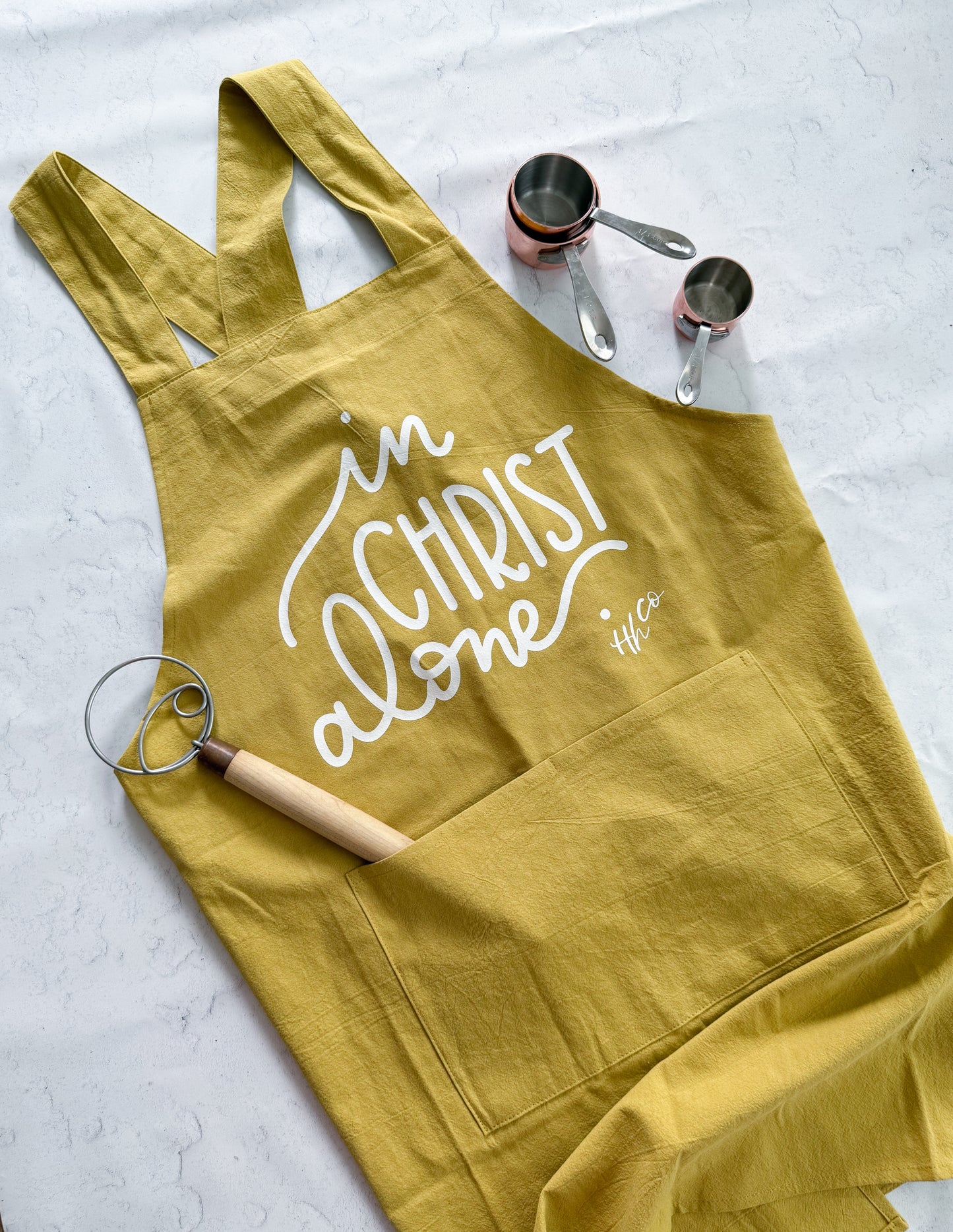 In Christ Alone | Cross-back Apron