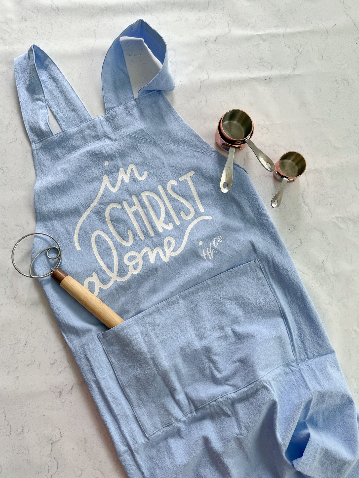 In Christ Alone | Cross-back Apron