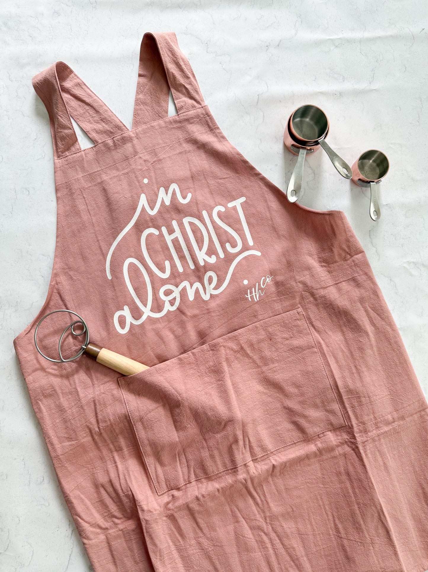 In Christ Alone | Cross-back Apron