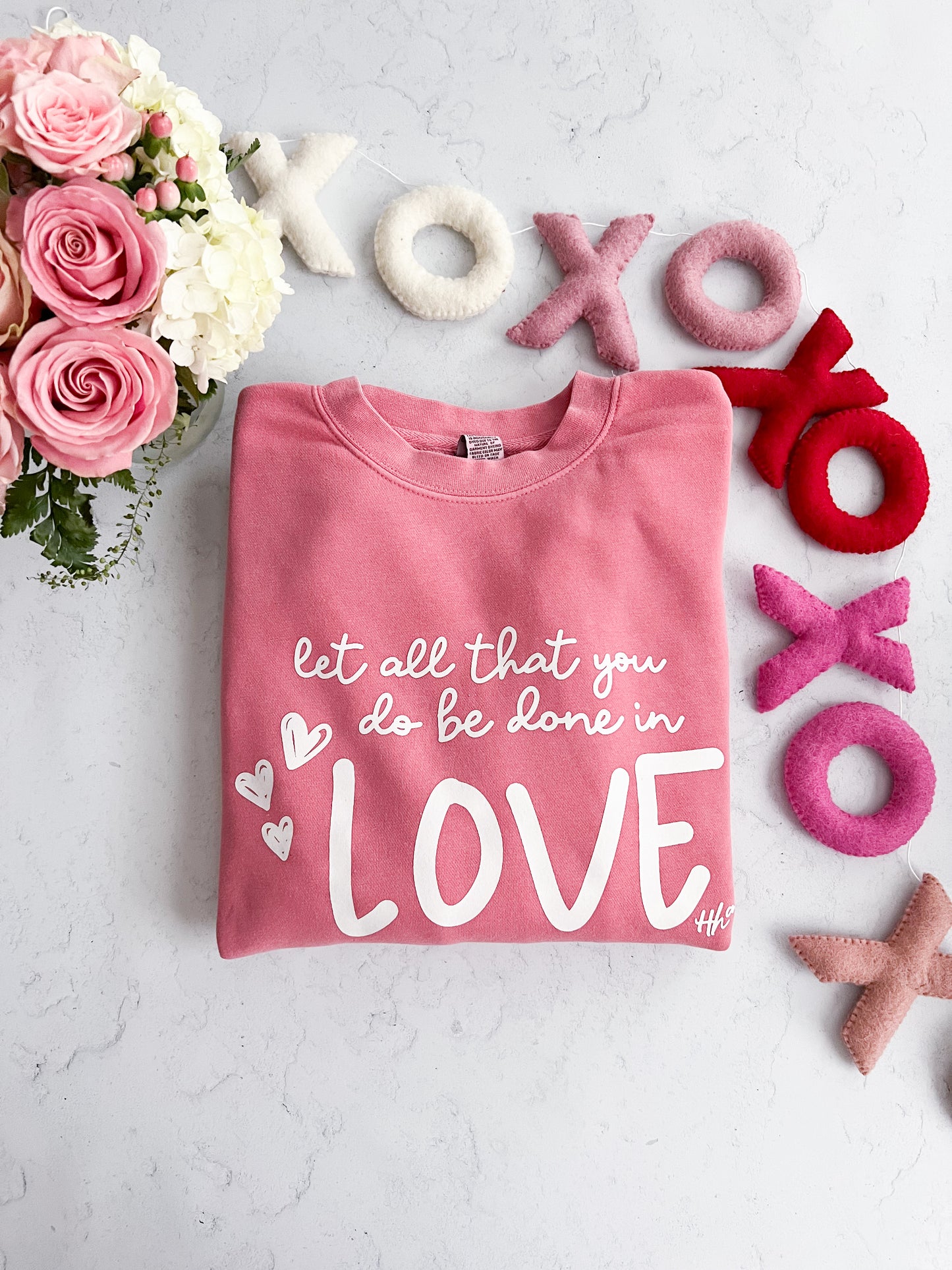 LOVE | Pigment Dyed Crewneck