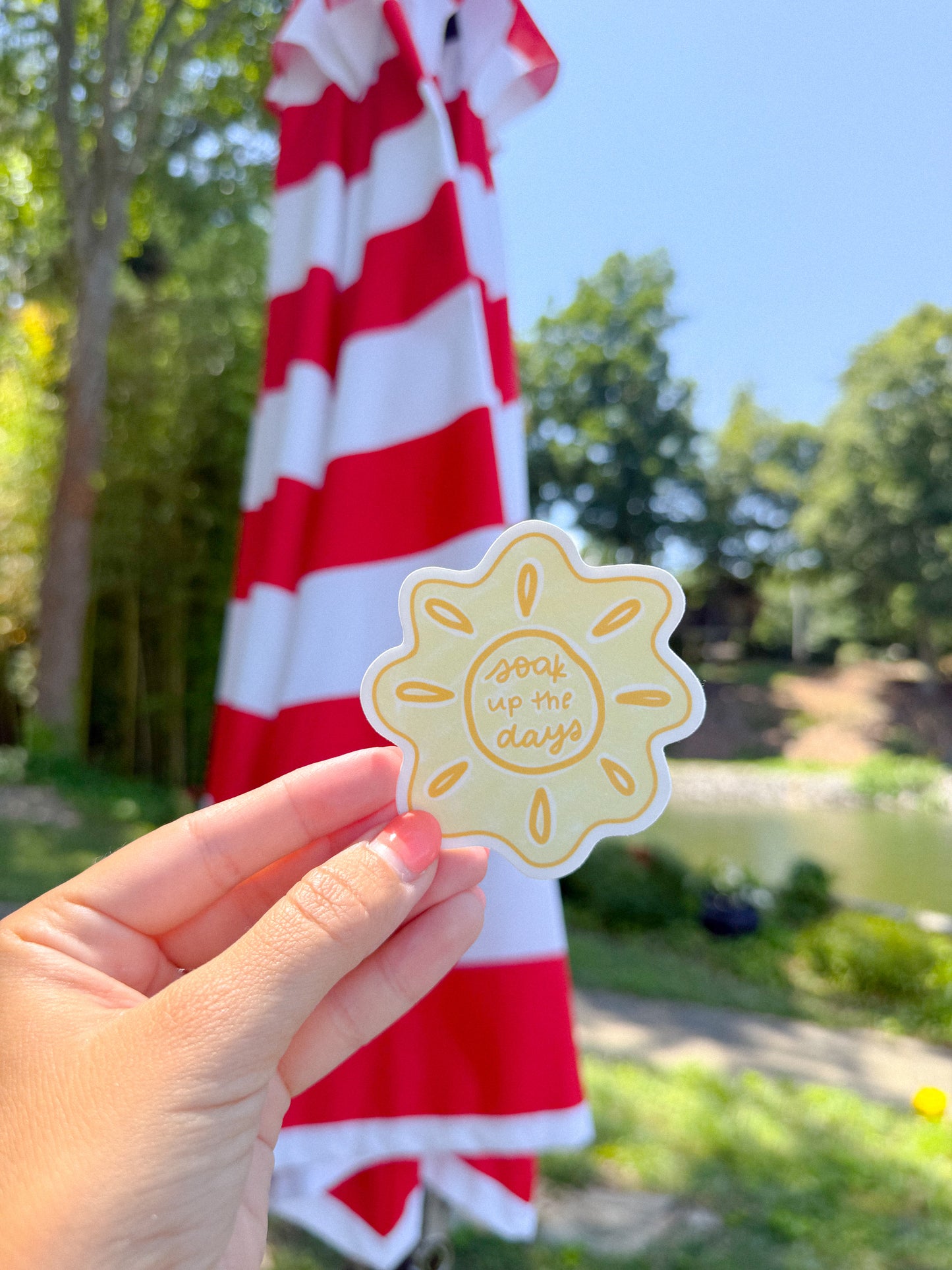 Soak Up the Days | Vinyl Sticker