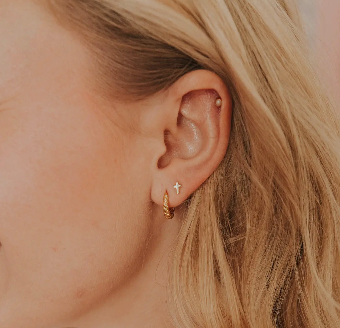 Cross Stud Earrings