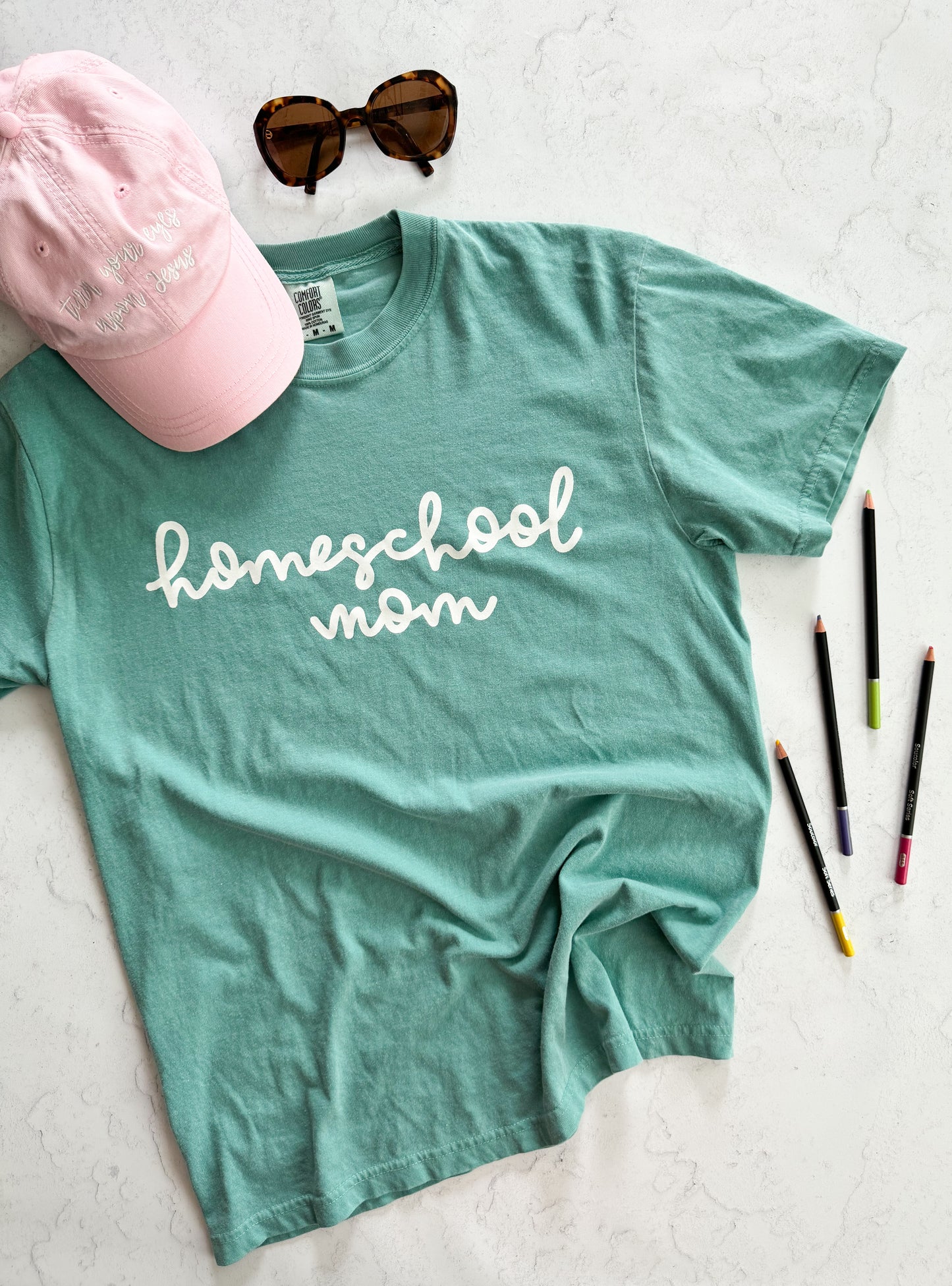 Homeschool Mom | Pigment Dyed Tee