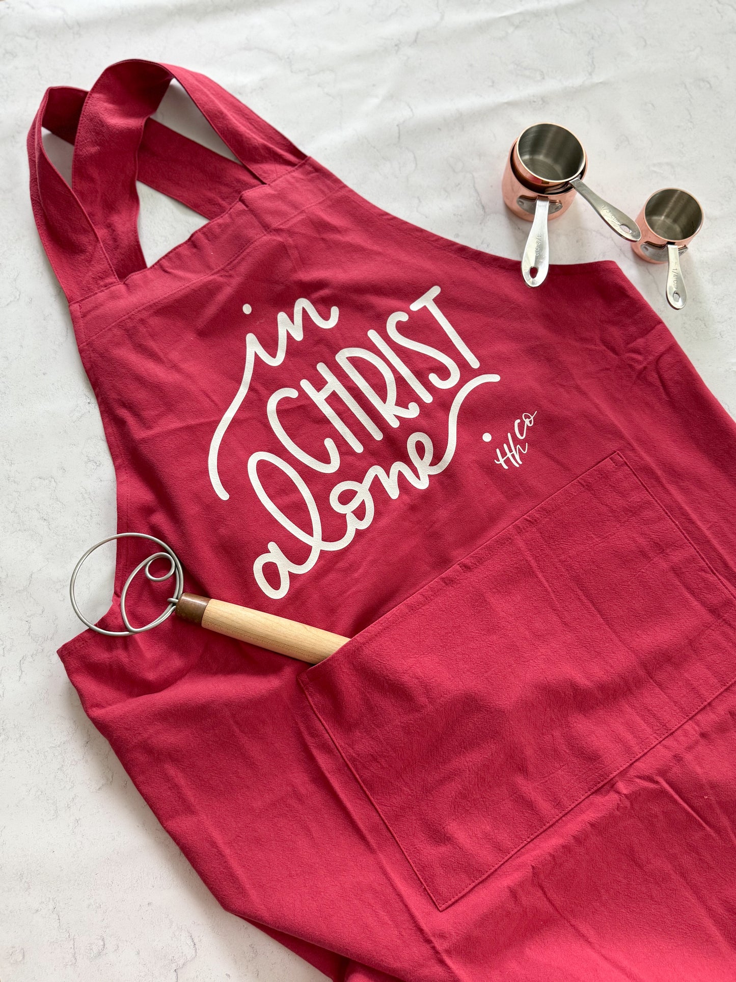 In Christ Alone | Cross-back Apron