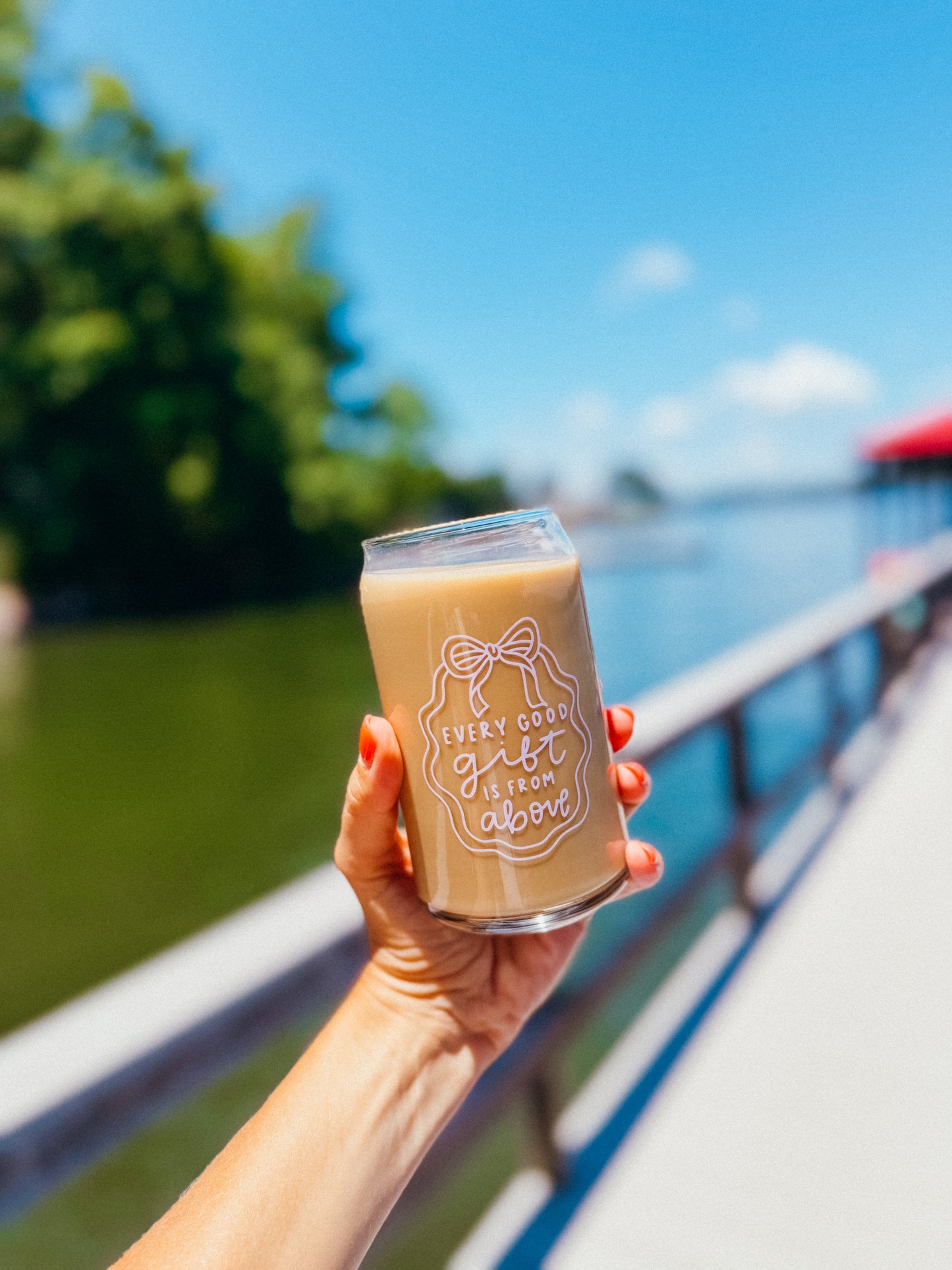 Every Good Gift | 16oz Glass Cup