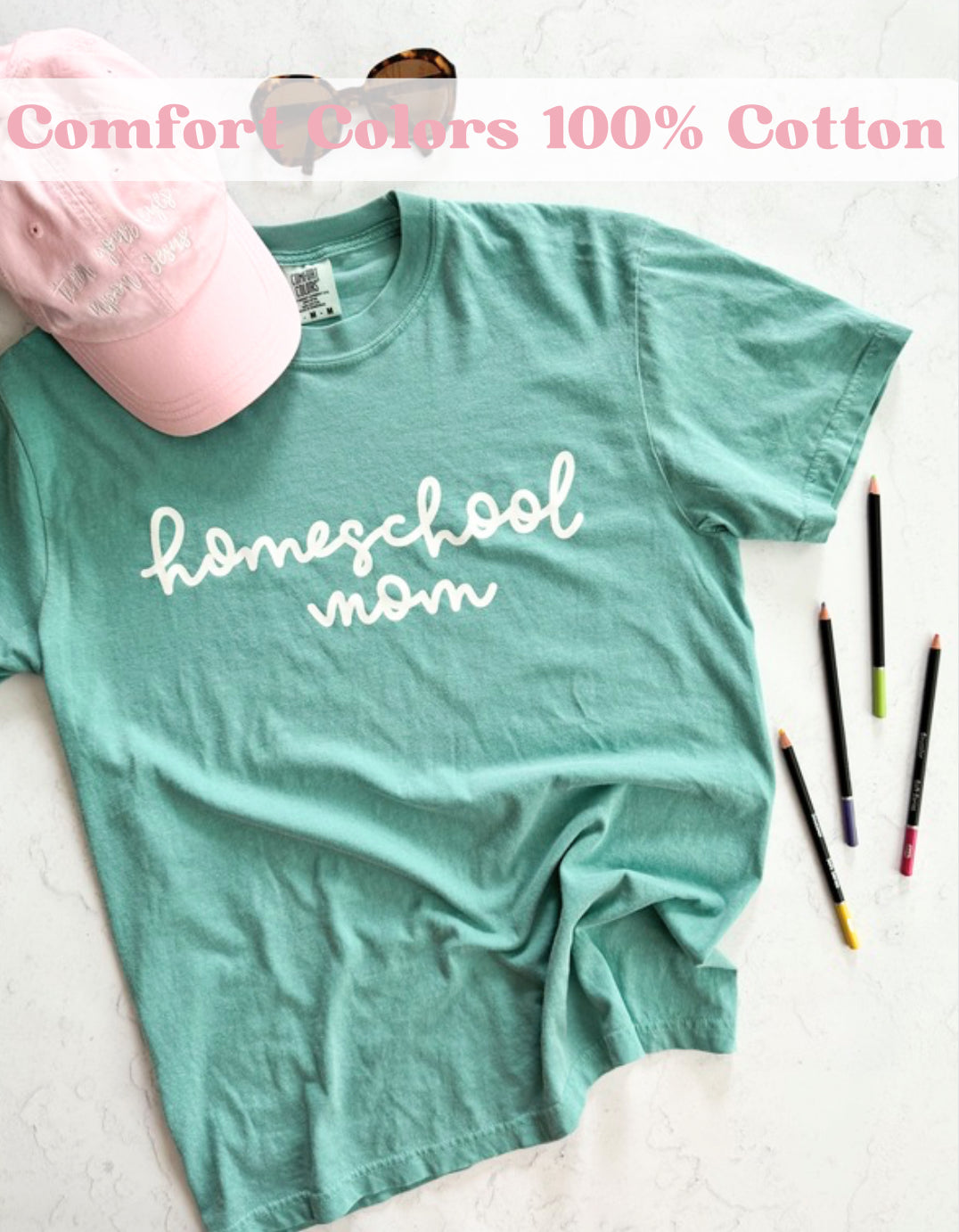 Homeschool Mom | Pigment Dyed Tee