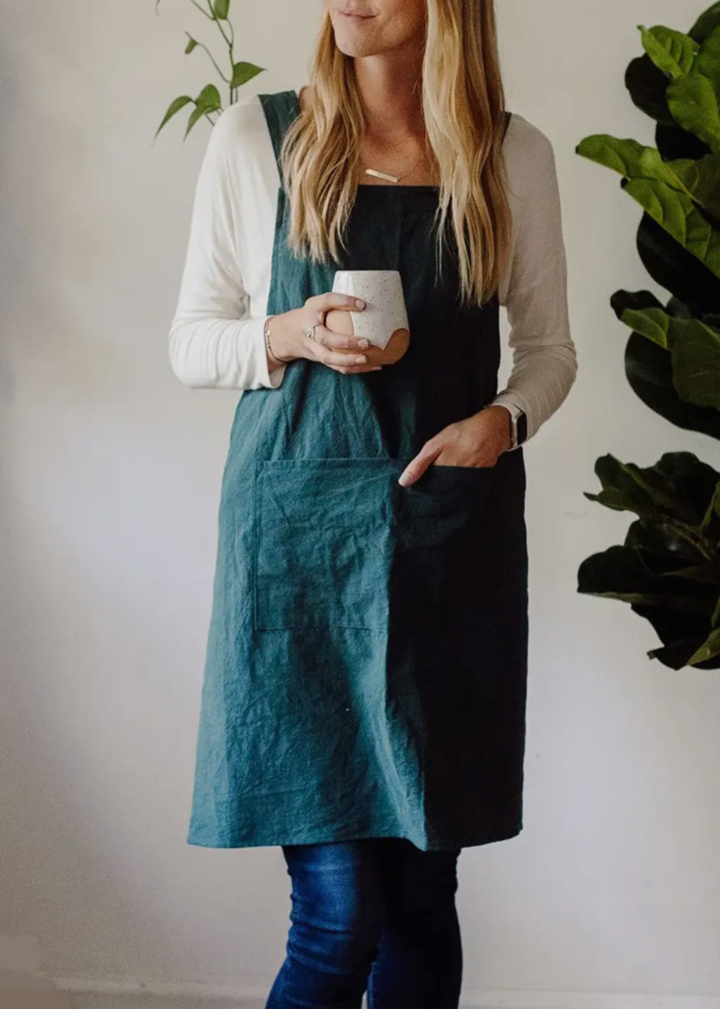 In Christ Alone | Cross-back Apron