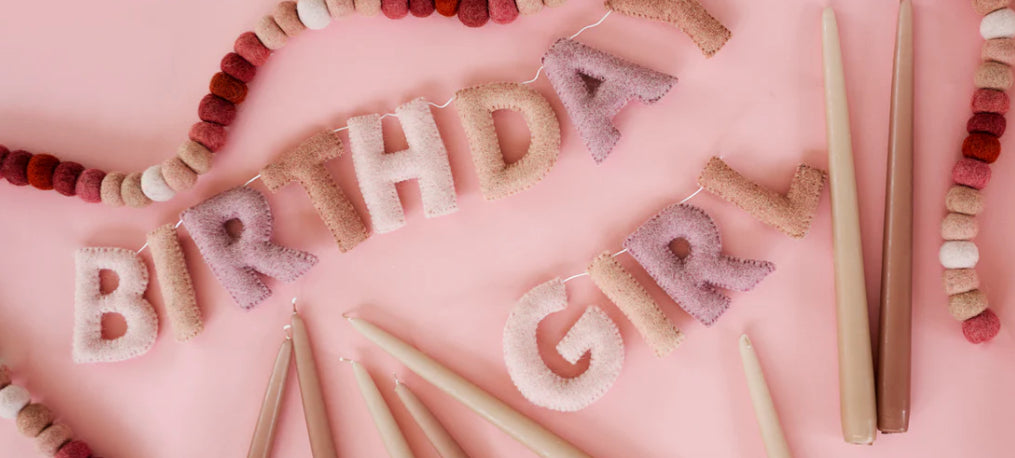 BIRTHDAY GIRL | Wool Felt Garland