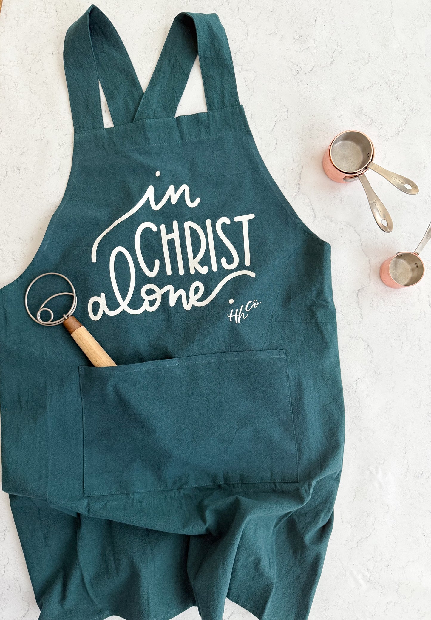 In Christ Alone | Cross-back Apron