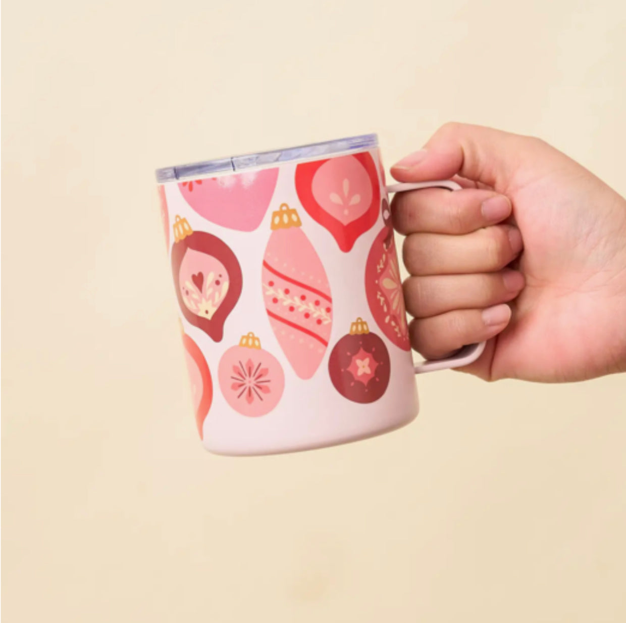 Merry Ornaments | 14oz Travel Mug