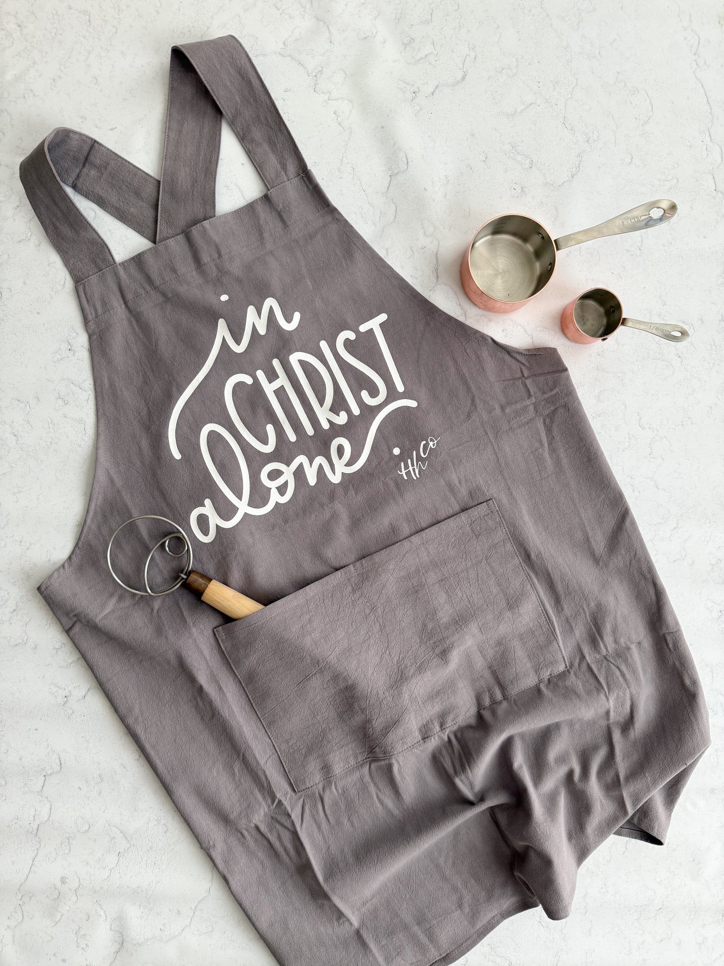 In Christ Alone | Cross-back Apron