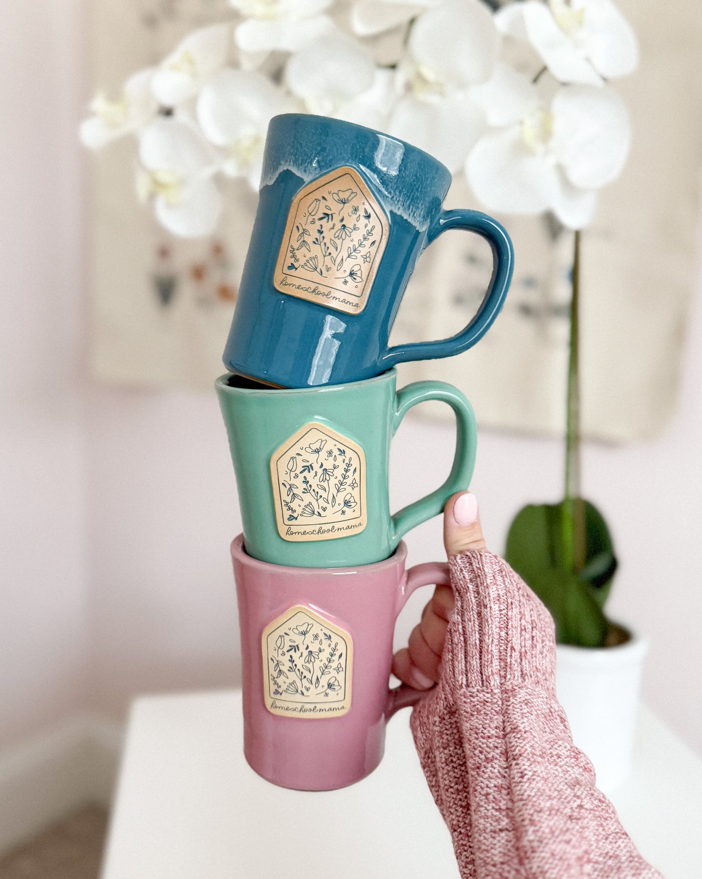Homeschool Mama | 12oz Handmade Mug