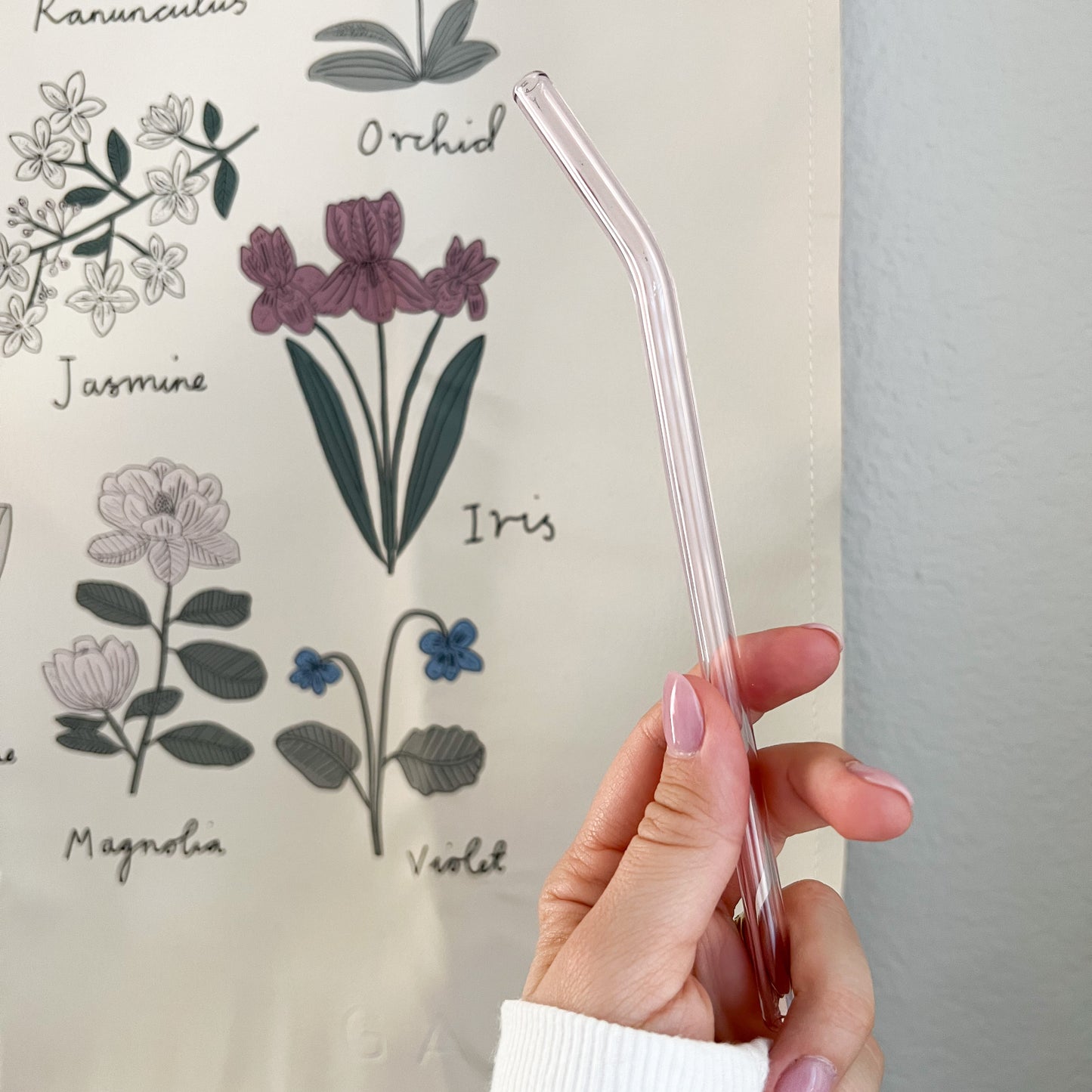 Curved Glass Straw