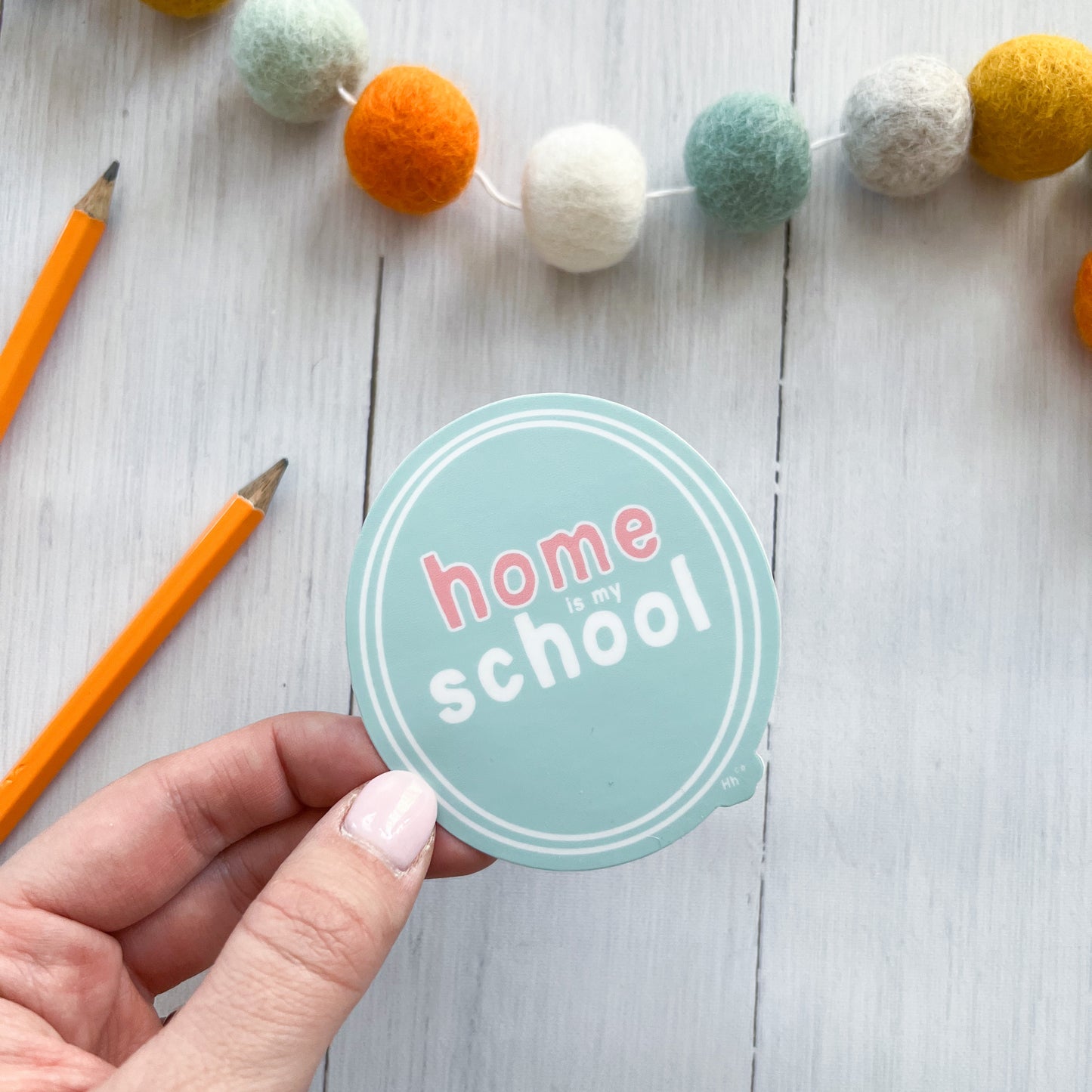 Home is my School | Vinyl Sticker