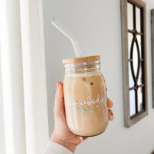 Homebody | 16oz Glass Mason Jar