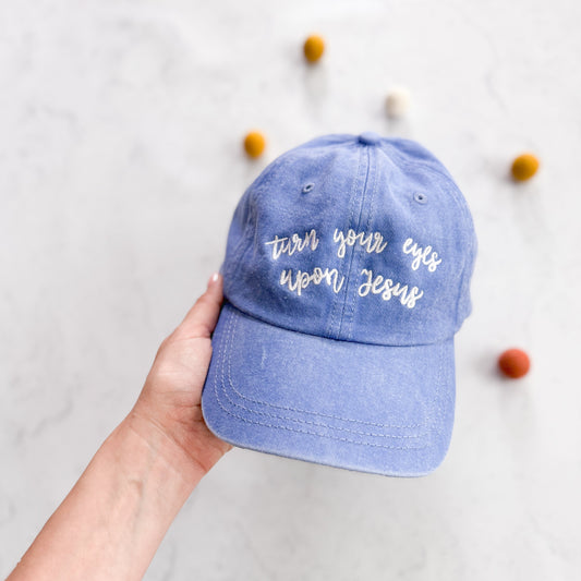 Turn Your Eyes | Periwinkle Cotton Hat