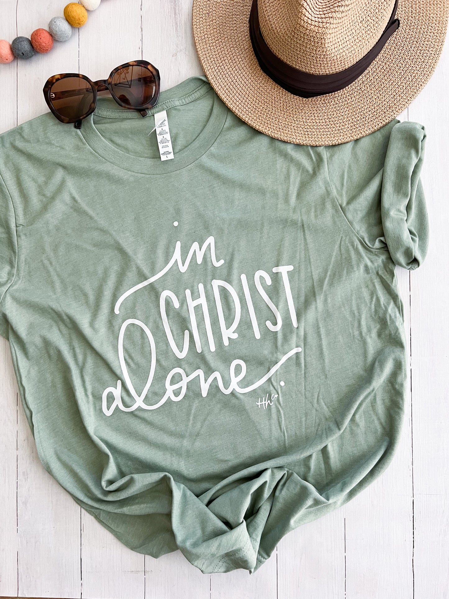 In Christ Alone | Sage Unisex Tee