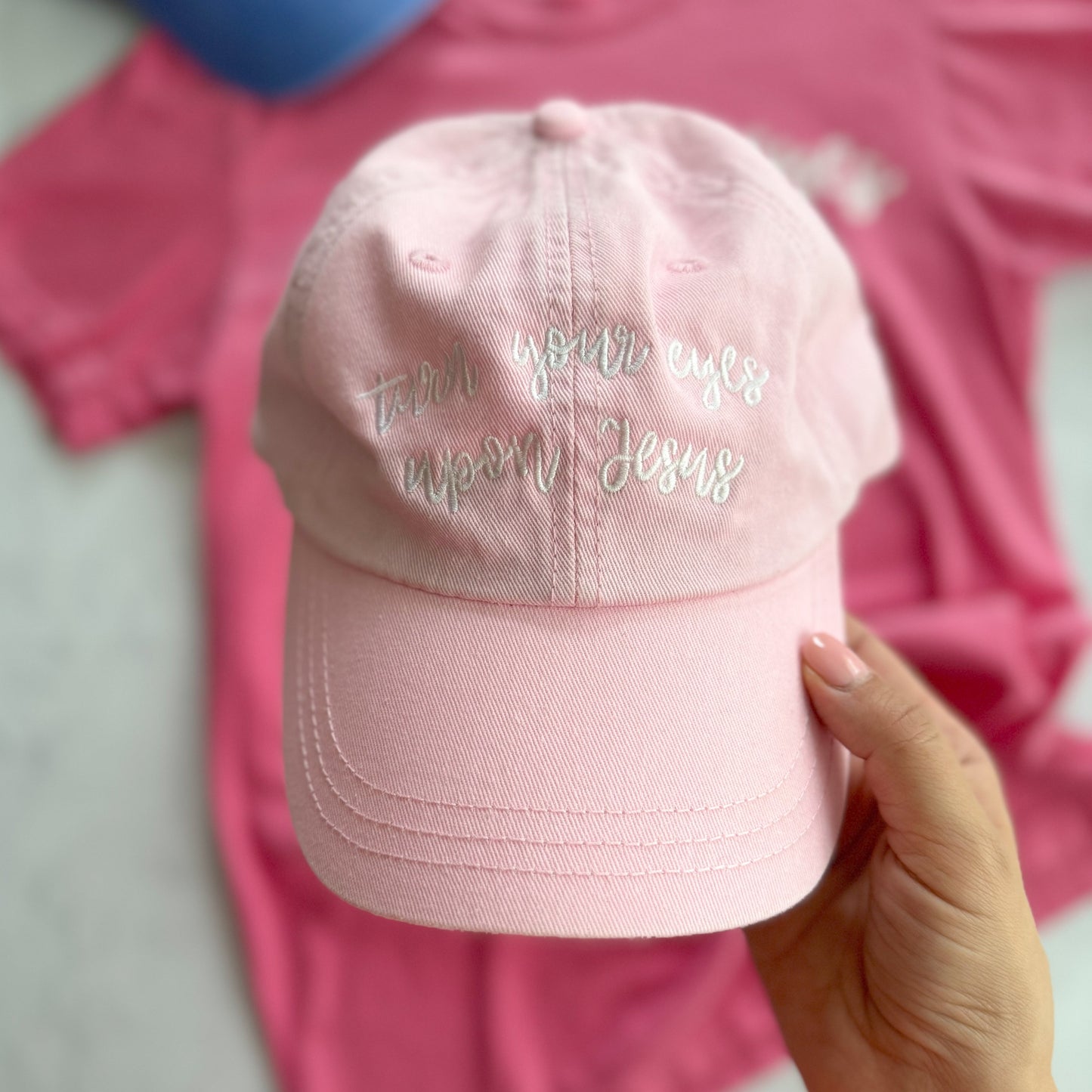 Turn Your Eyes | Pink Cotton Hat
