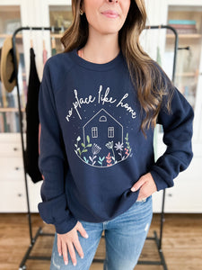 No Place Like Home | Unisex Navy Sweatshirt