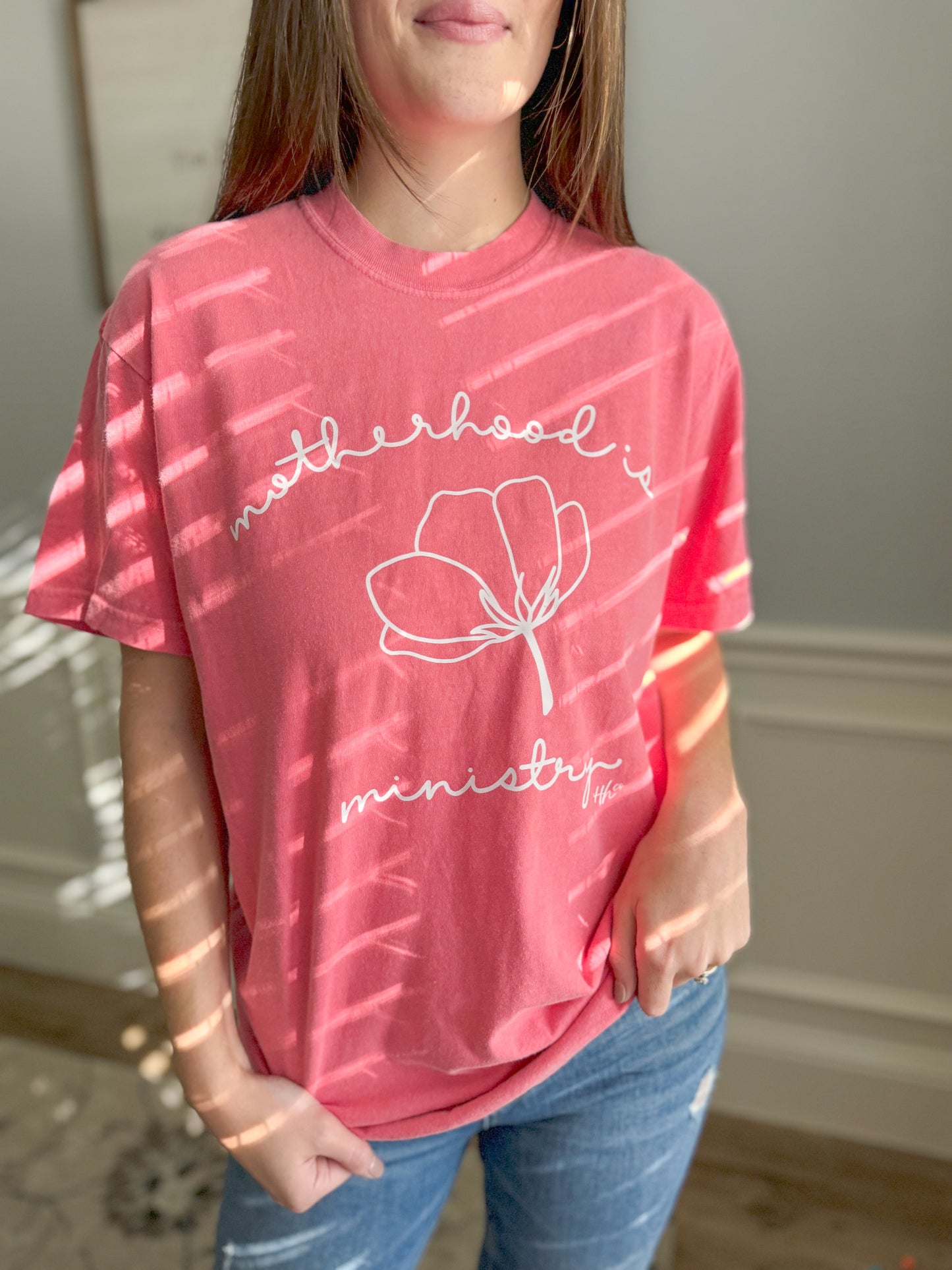 Motherhood is Ministry | 100% Cotton Tee