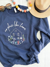 Load image into Gallery viewer, No Place Like Home | Unisex Navy Sweatshirt
