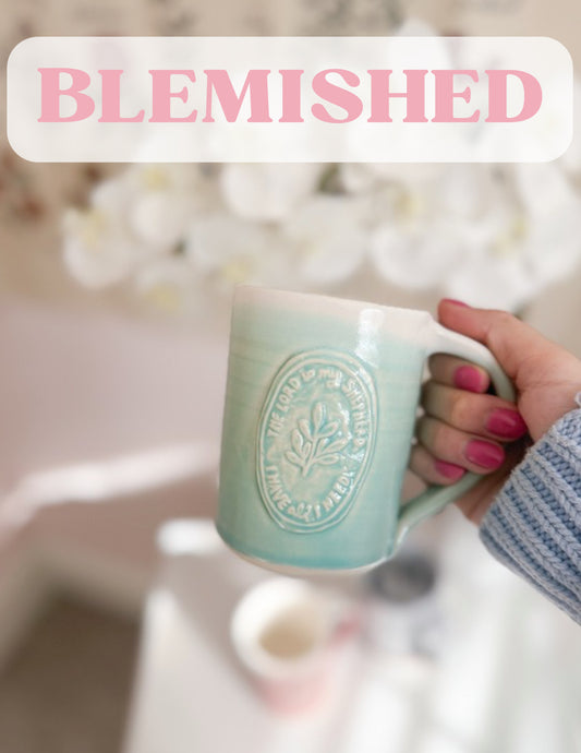 BLEMISHED Shepherd | Teal Handmade Mug