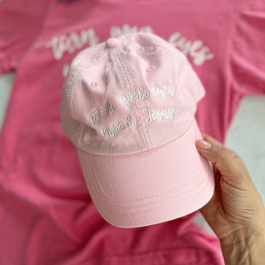Turn Your Eyes | Pink Cotton Hat