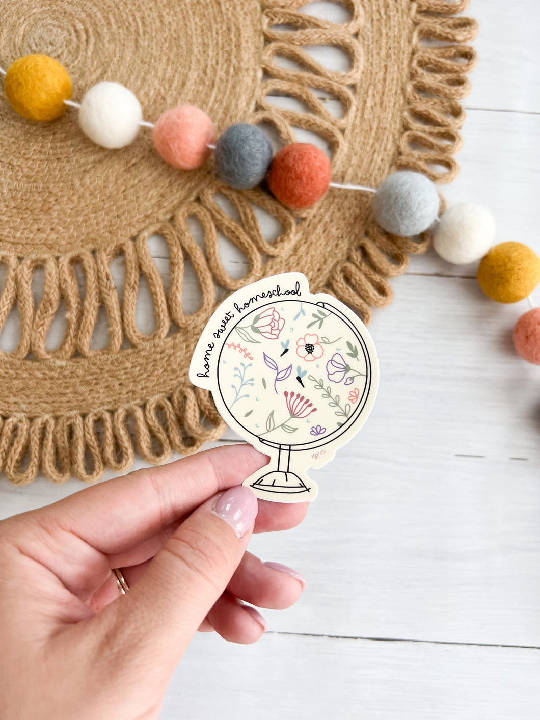 Homeschool Globe | Vinyl Sticker