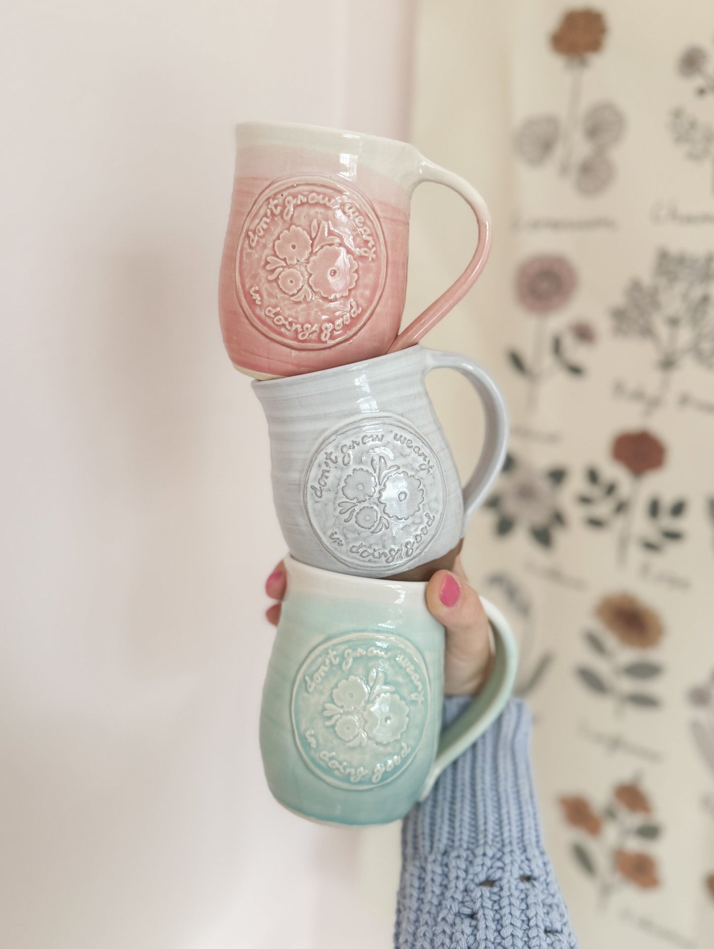 Don’t Grow Weary | 15oz Handmade Mug