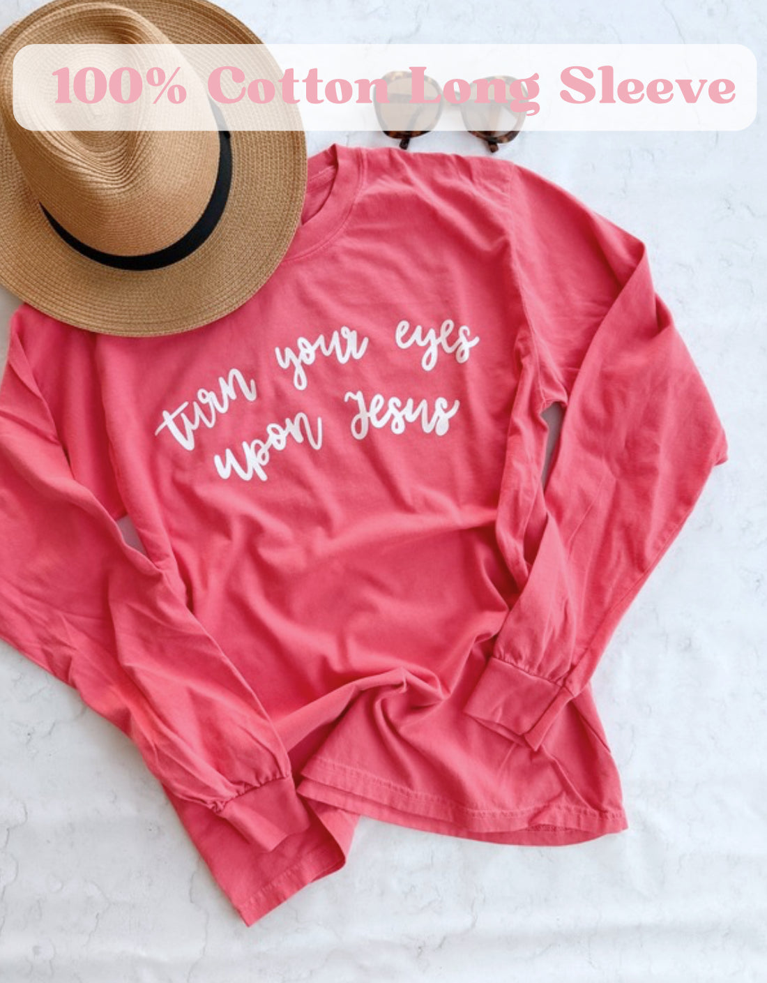PREORDER Turn Your Eyes | 100% Cotton Long Sleeve