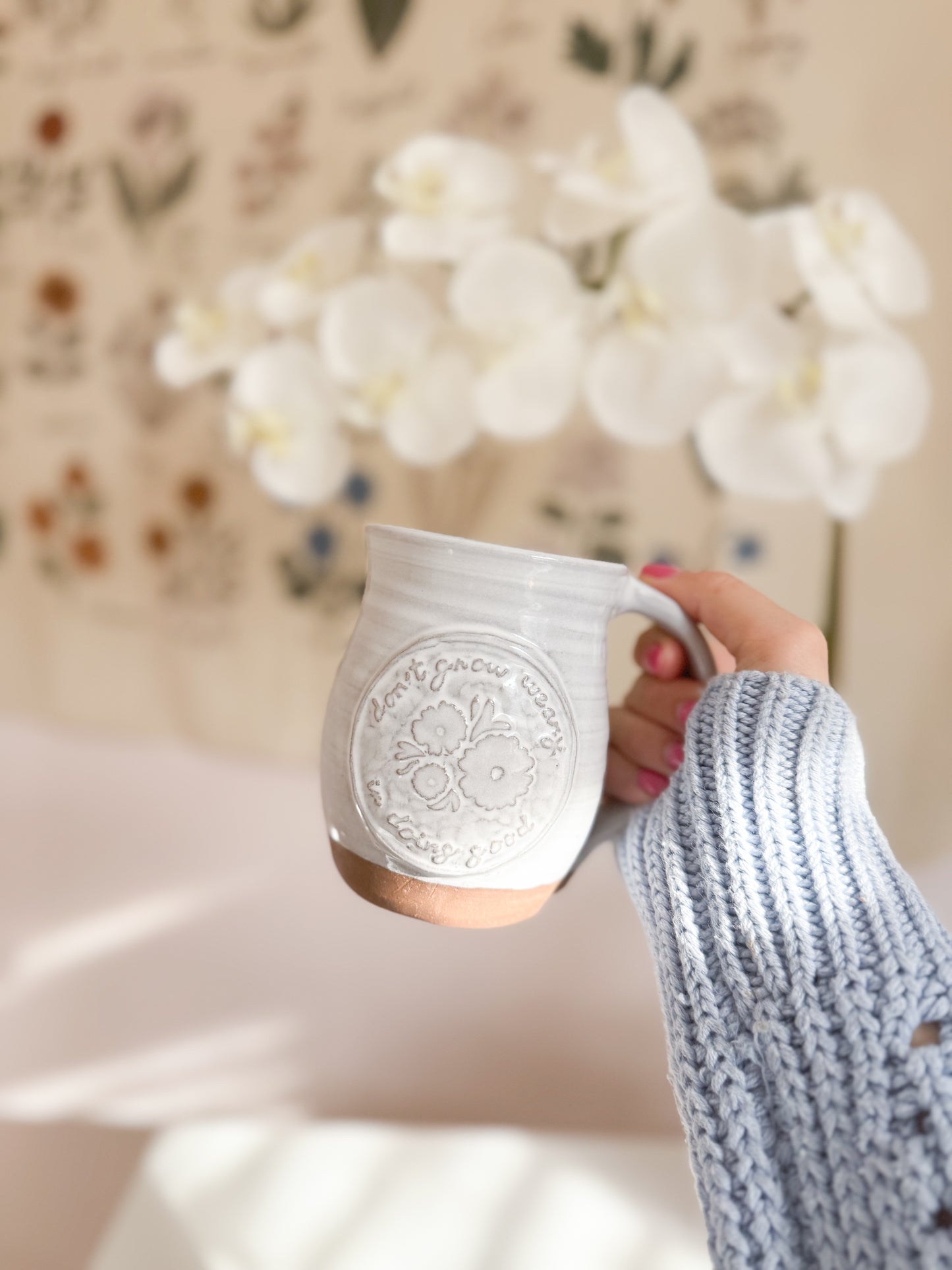 Don’t Grow Weary | 15oz Handmade Mug