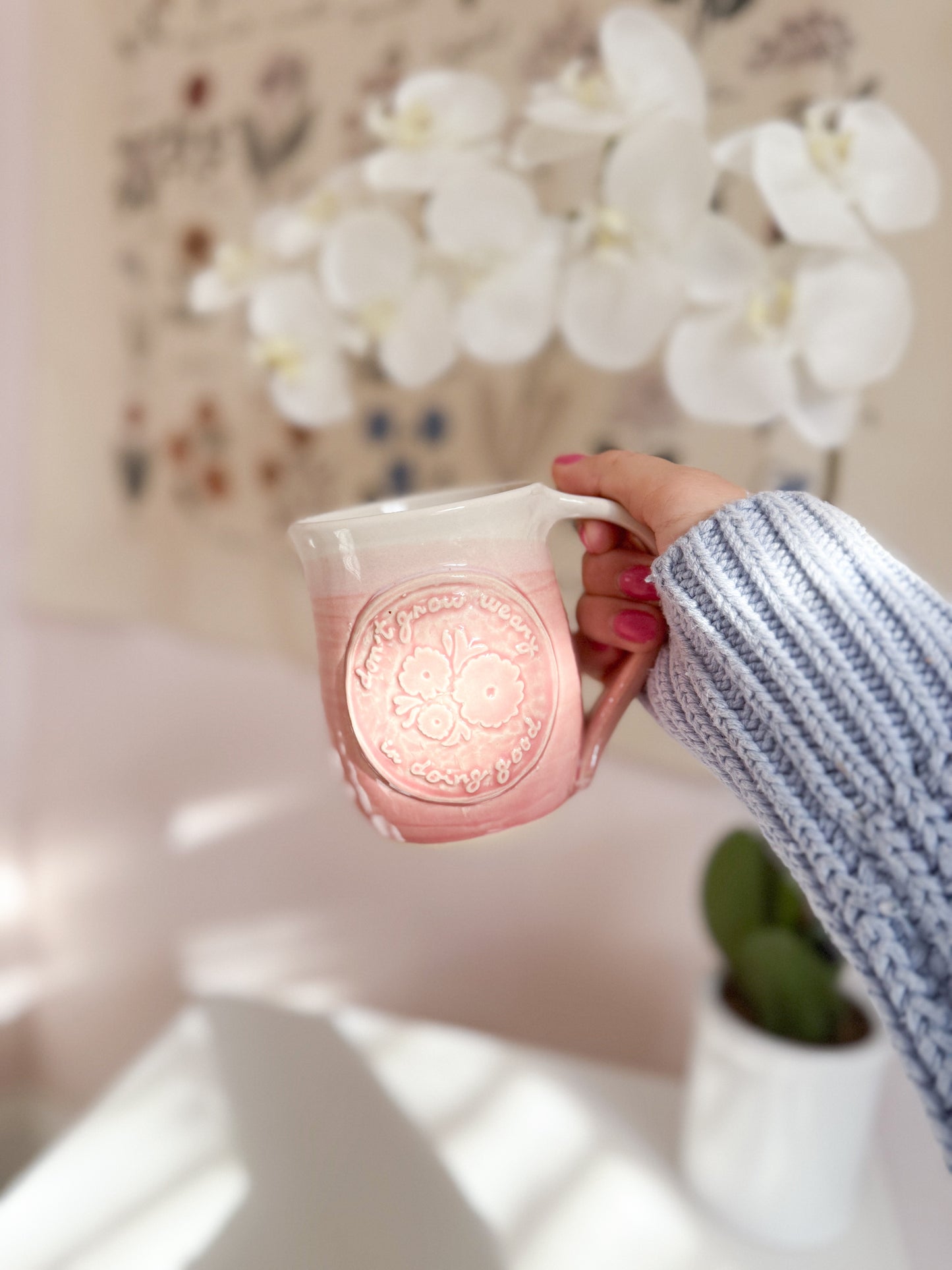 Don’t Grow Weary | 15oz Handmade Mug