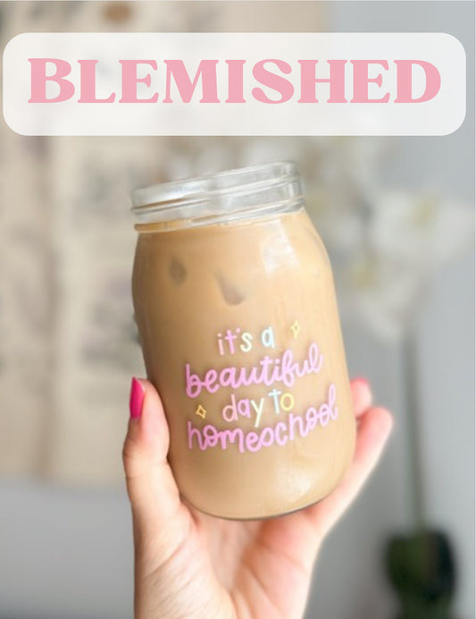 BLEMISHED Beautiful Day | 16oz Glass Cup