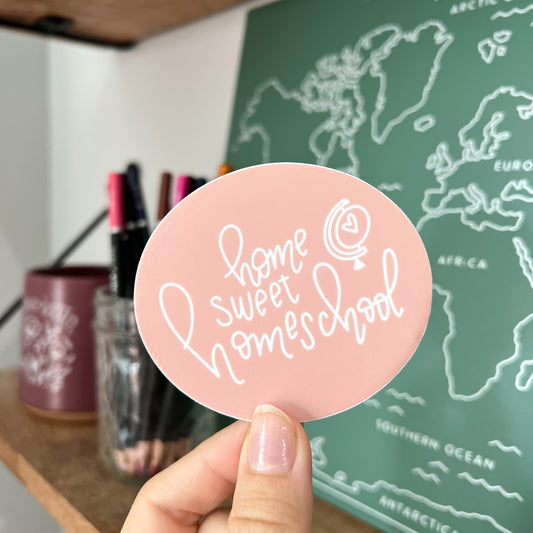 Home Sweet Homeschool | Vinyl Sticker