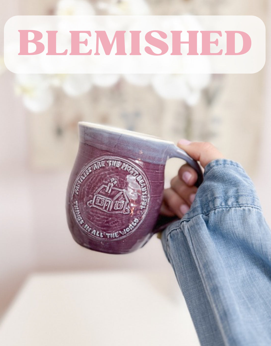 BLEMISHED Family | Plum Handmade Mug