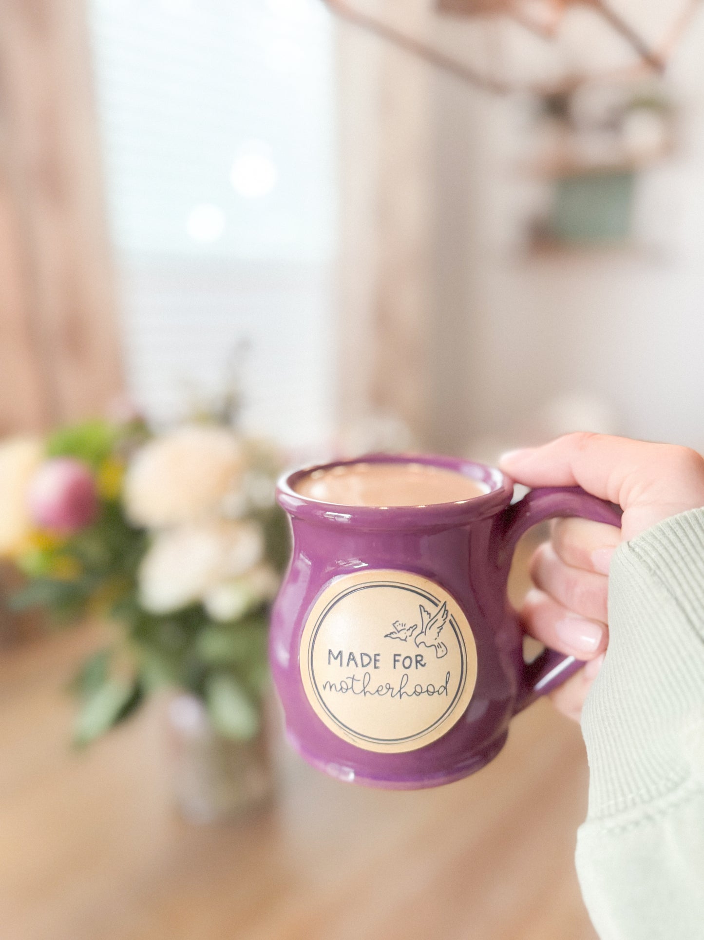 Made For Motherhood | Lilac 11oz Handmade Mug