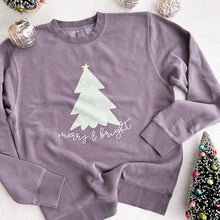 Load image into Gallery viewer, Merry &amp; Bright | Pigment Dyed Sweatshirt
