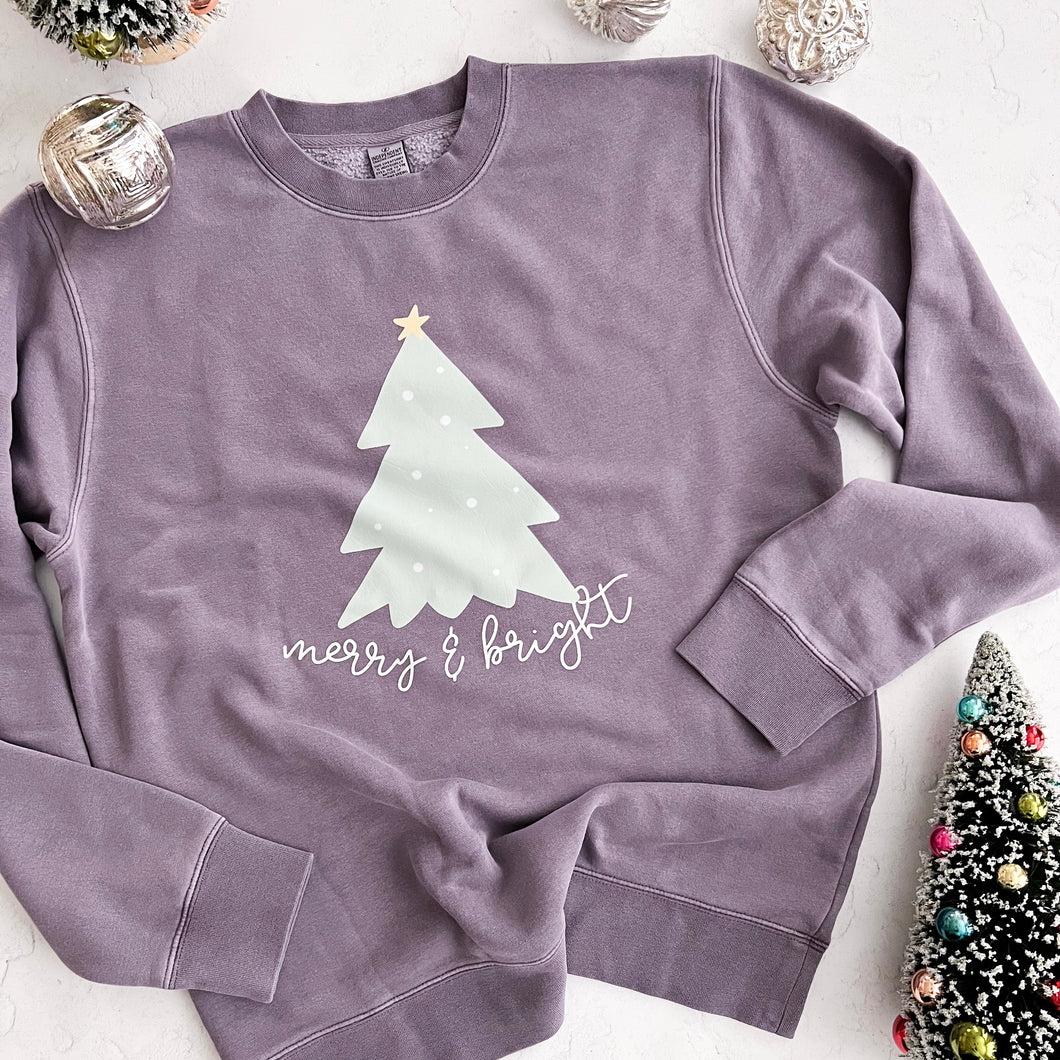 Merry & Bright | Pigment Dyed Sweatshirt