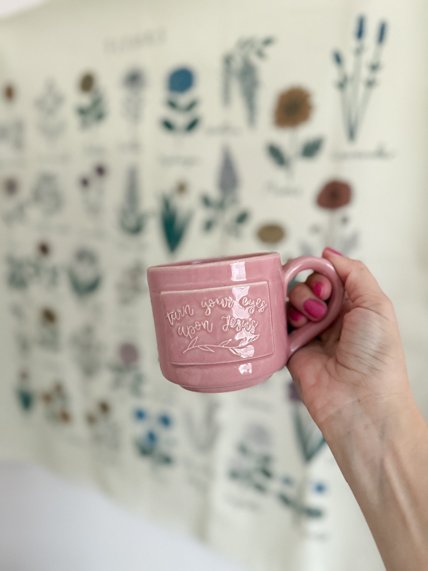 Turn Your Eyes | Handmade Mug