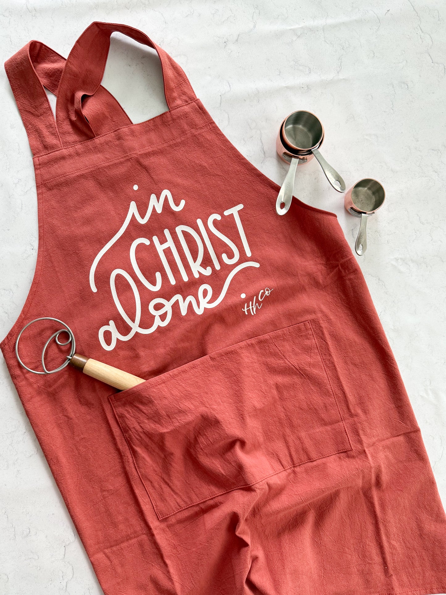In Christ Alone | Cross-back Apron