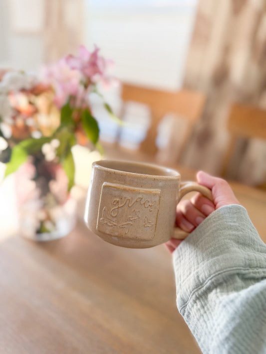 Grace | Toasty 12oz Handmade Mug