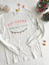 Load image into Gallery viewer, Hot Cocoa + Christmas Music | Unisex Long Sleeve Tee
